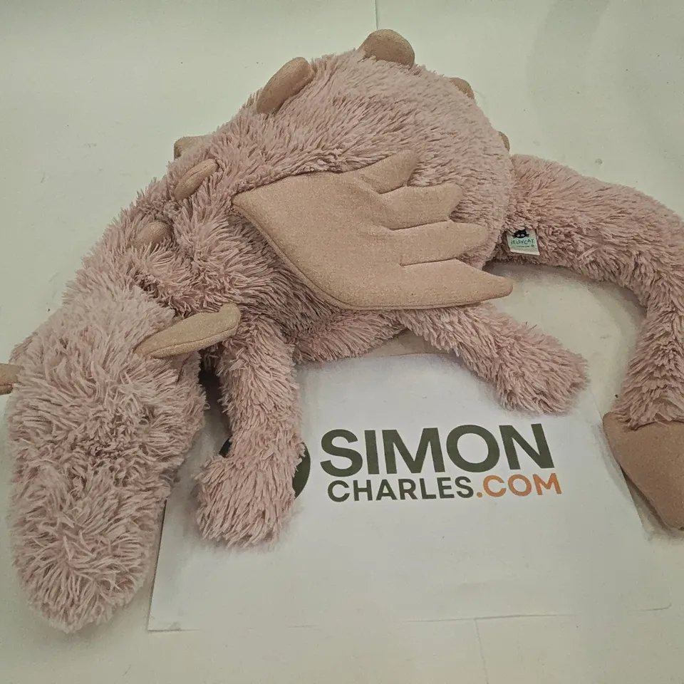 JELLYCAT LARGE DRAGON PLUSHIE IN PINK