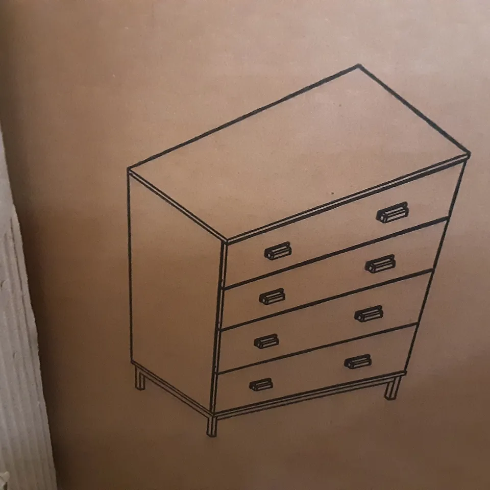BOXED FULTON DRAWER IN RUSTIC OAK EFFECT , 2 BOXES 