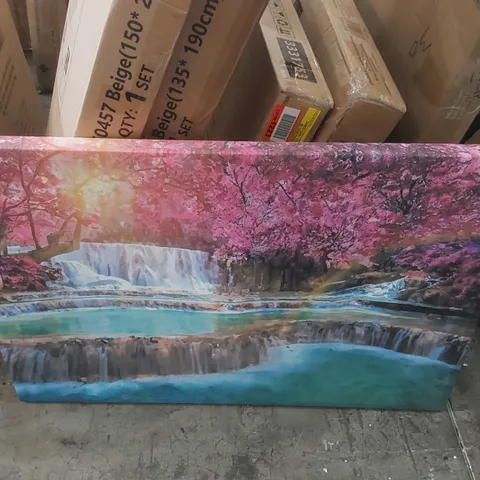 PINK TREE BEAUTY 3 WRAPPED CANVAS PRINT