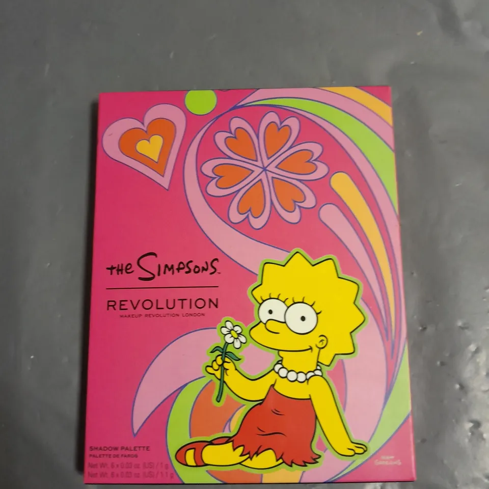 SEALED REVOLUTION THE SIMPSONS SUMMER OF LOVE EYESHADOW PALETTE