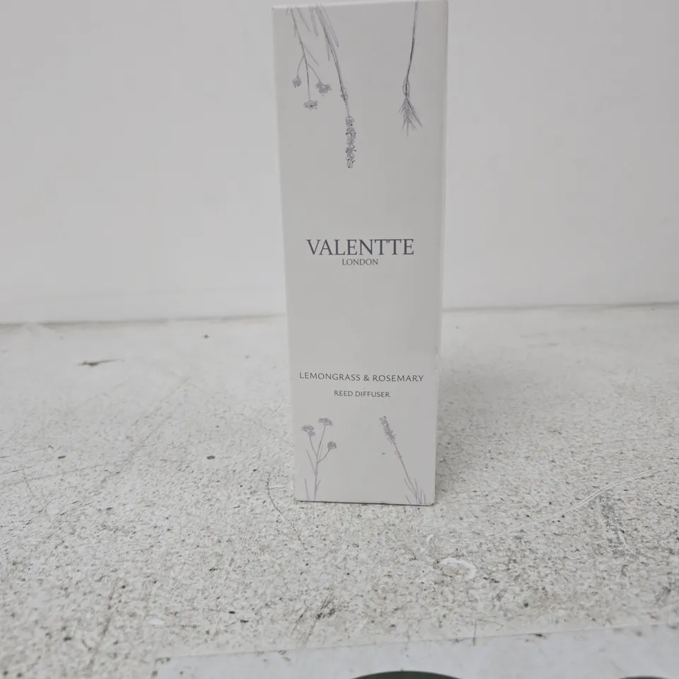 VALETTE LONDON LEMONGRASS & ROSEMARY REED DIFFUSER – BOXED