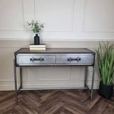 BOXED HOMESDIRECT365 INDUSTRIAL STYLE WOODEN TABLE