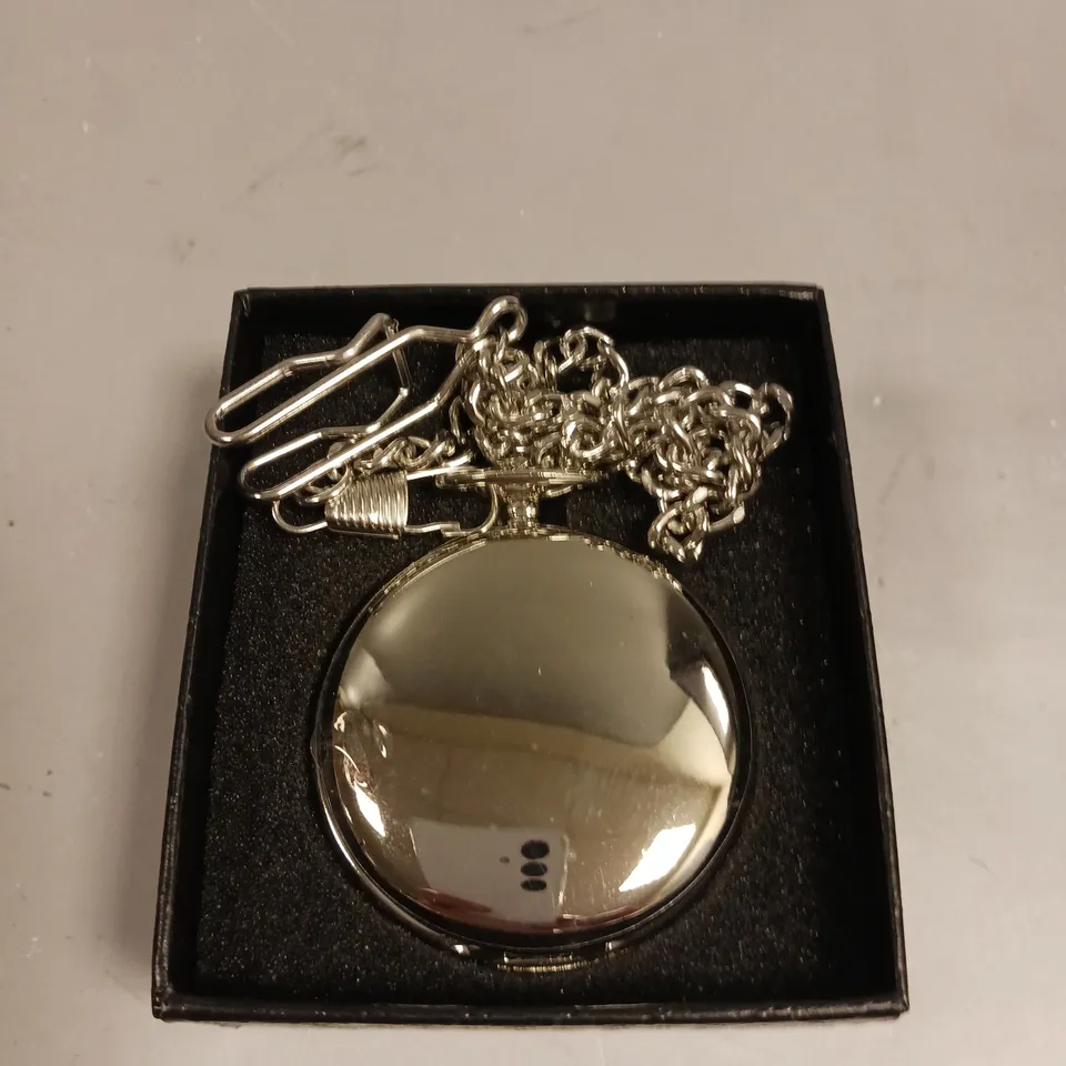 MENS EDISON POCKET WATCH WITH CHAIN