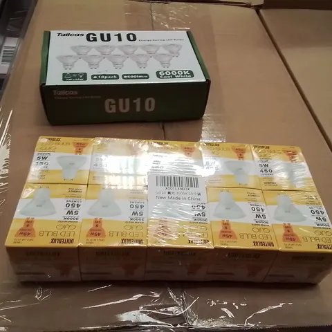 PALLET CONTAINING A LARGE QUANTITY OF BULBS