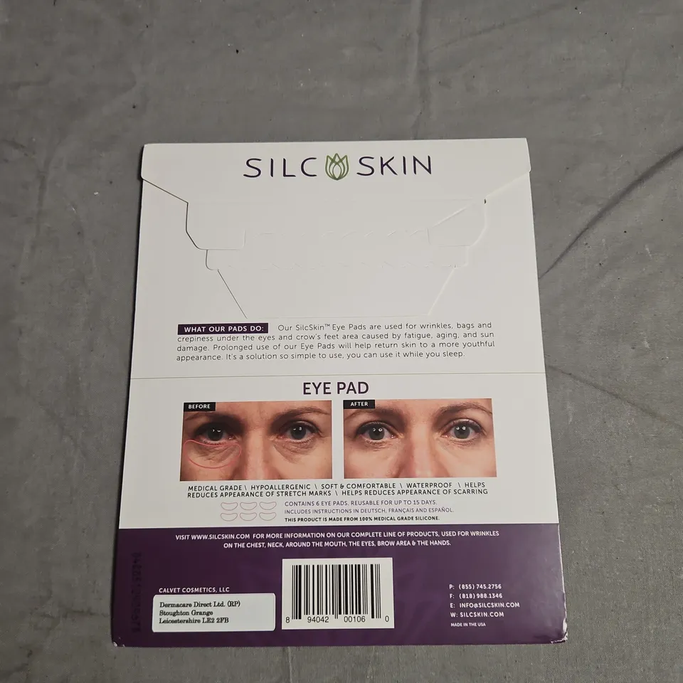 SEALED SILCSKIN EYE PAD – REUSABLE SILICONE EYE PADS (6 PCS)