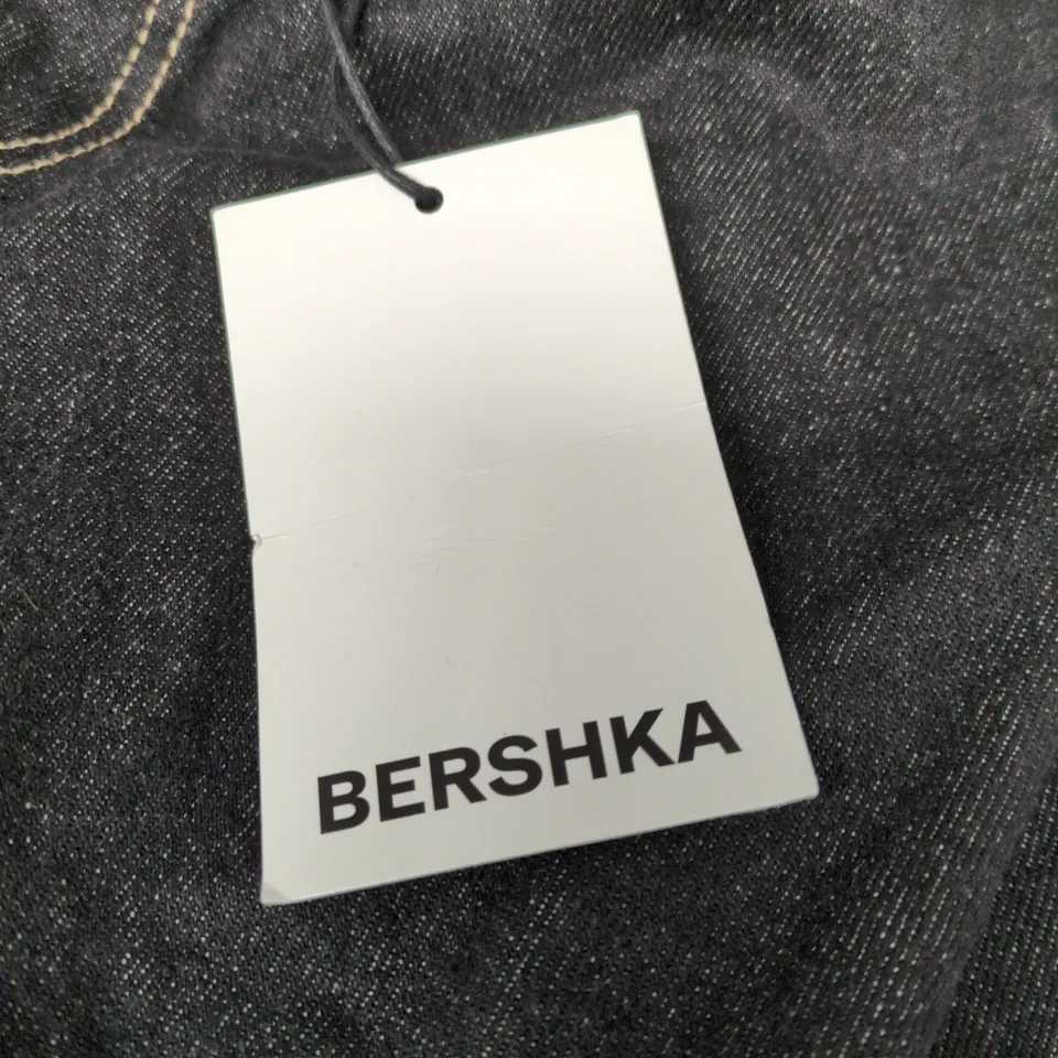 BERSHKA BLACK JEANS 34 BOYFRIEND TALL TAGGED