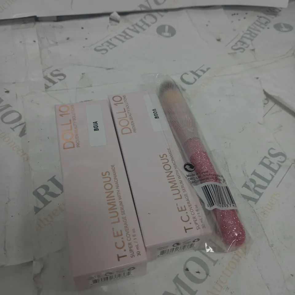 2 X T.C.E LUMINOUS DOLL 10 WITH 1 x BRUSH