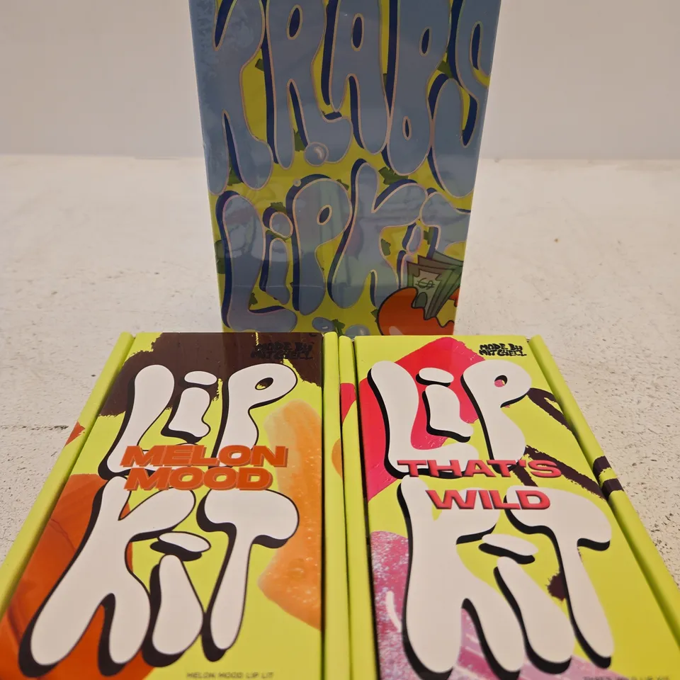3 X MADE BY MITCHELL LIP KITS