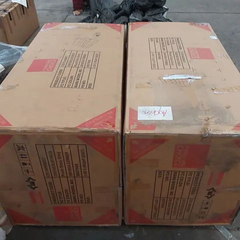 PALLET TO CONTAIN 2 X BOXED DESIGNER INCOMPLETE SOFA PARTS