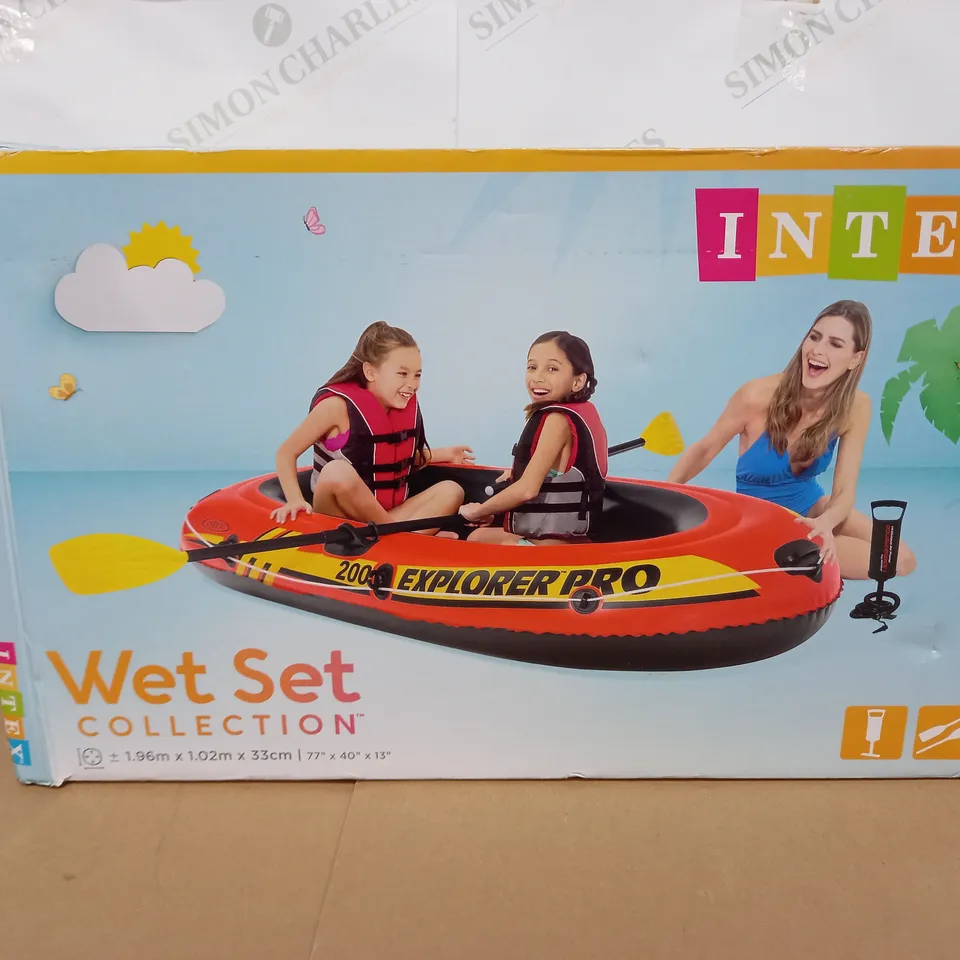 INTEX EXPLORER PRO 200 BOAT SET