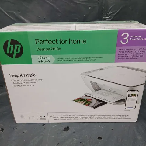 BOXED HP DESKJET 2810E PRINTER 