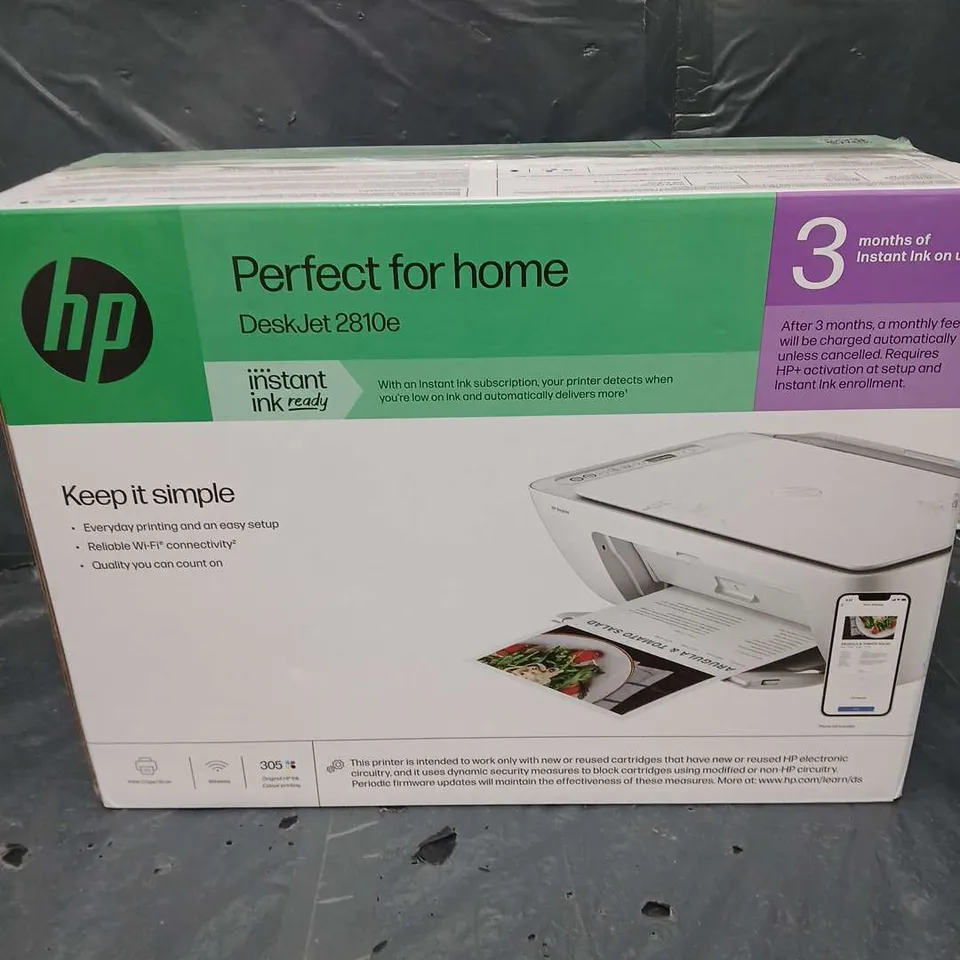 BOXED HP DESKJET 2810E PRINTER 