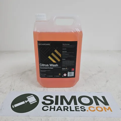 EZCARCARE CITRUS WASH CONCENTRATED PRE-WASH – 5L