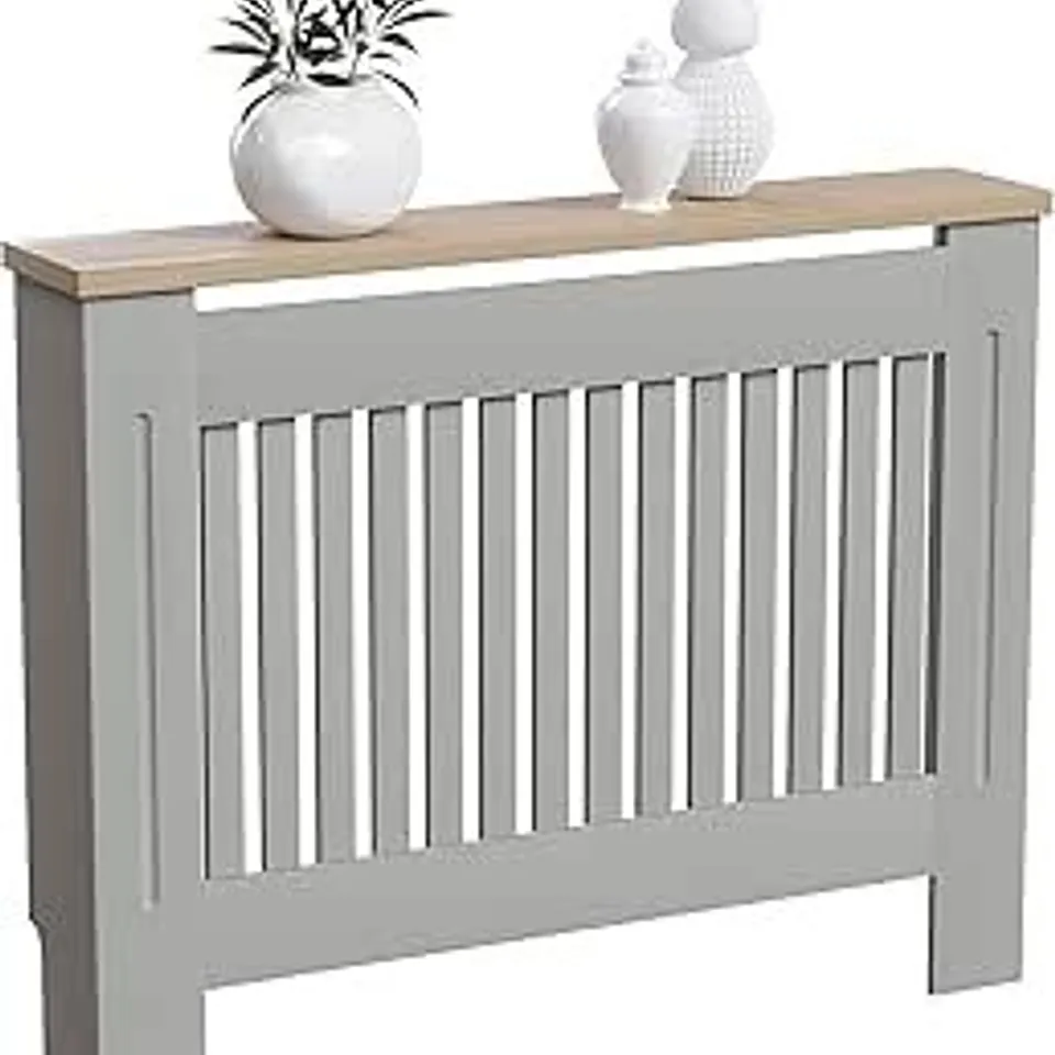 BOXED VIDA DESIGNS ARLINGTON RADIATOR COVER - OLIVE GREY (1 BOX)