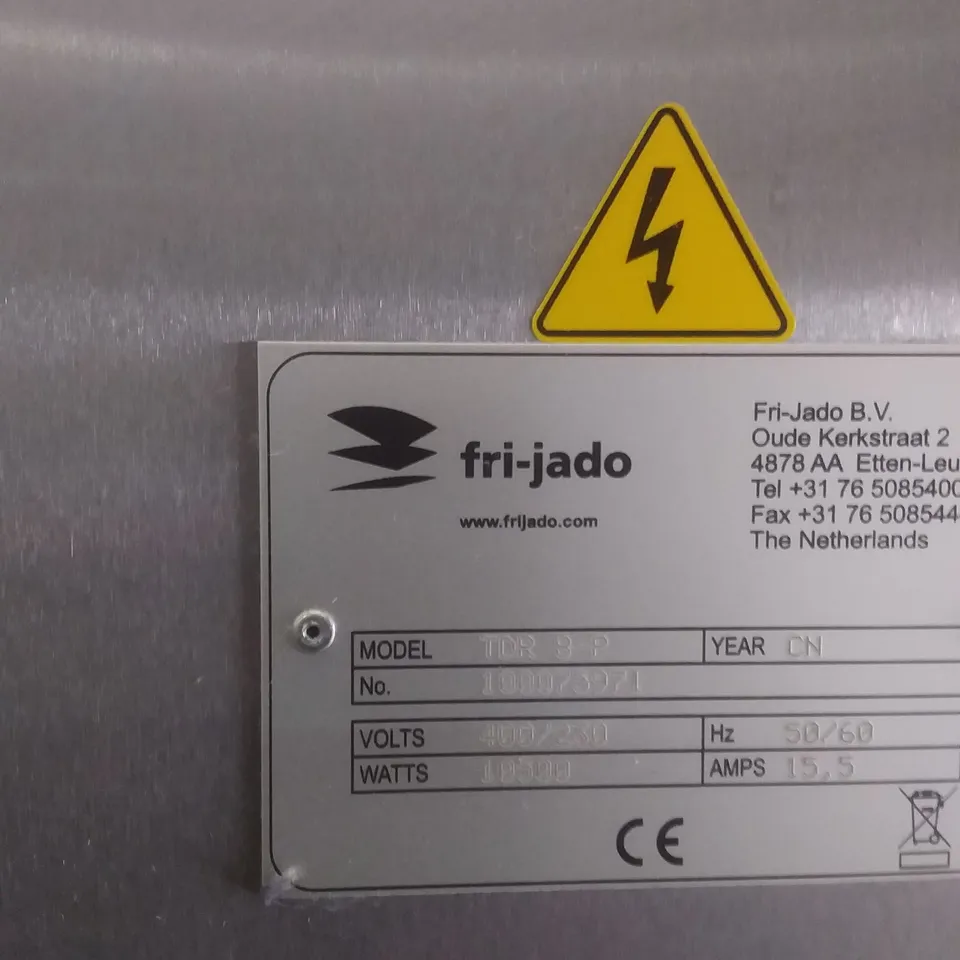 FRIJADO HOUNO DOUBLE OVEN WITH ROTISSERIE TOP SECTION 