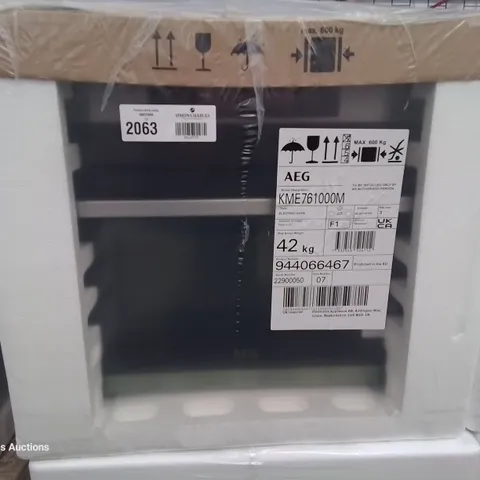 AEG COMBIQUICK INTEGRATED COMPACT OVEN / MICROWAVE COMBI Model KME761000M