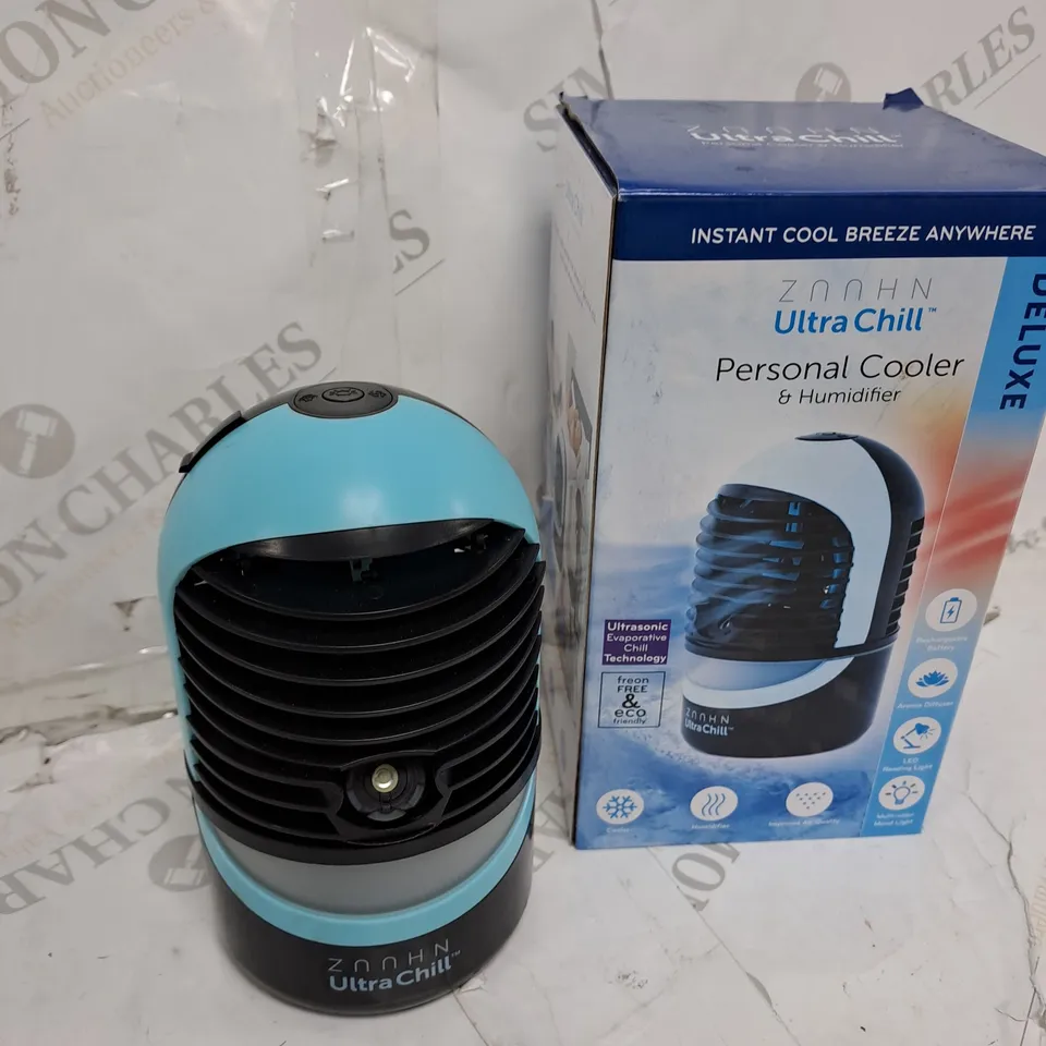 THANE ZAAHN ULTRA CHILL PORTABLE PERSONAL AIR COOLER