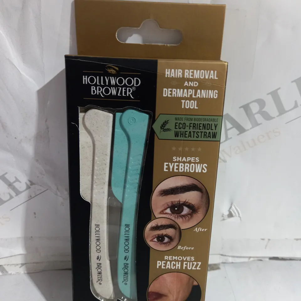 HOLLYWOOD BROWZER 4 PIECE GEMSTONE COLLETION DERMAPLANING KIT