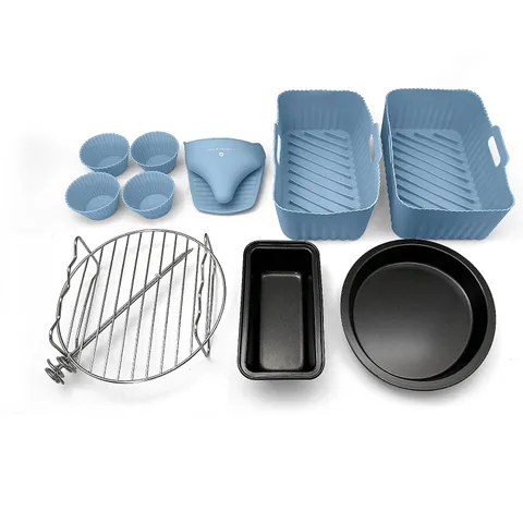 COOK'S ESSENTIALS 10 PIECE AIR FRYER ACCESSORY BUNDLE
