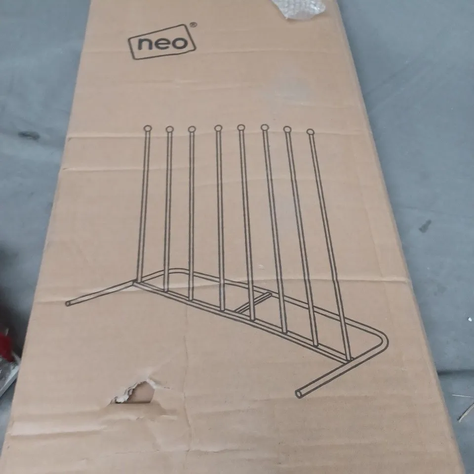 BOXED NEO STEEL BLACK POWDER COATED BOOT RACK – HOLDS 4 PAIRS (1 BOX)