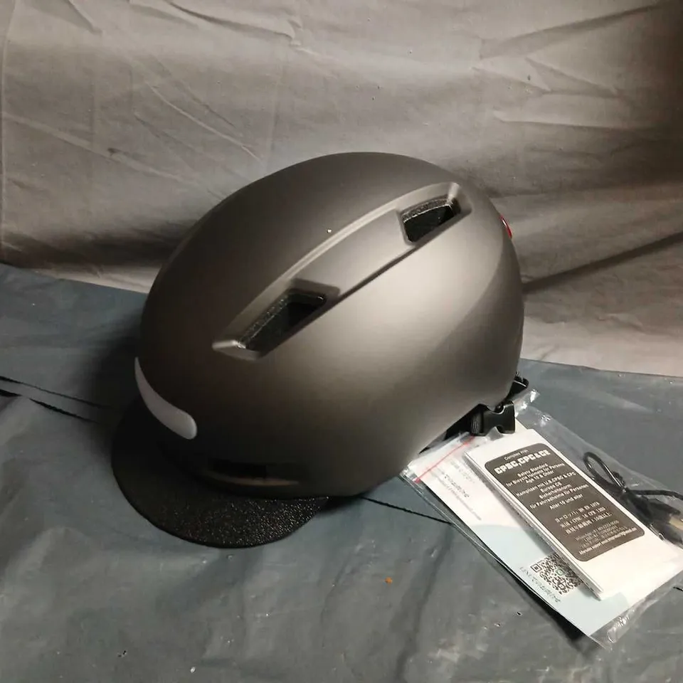 SHINMAX BICYCLE HELMET FOR URBAN COMMUTERS – MATTE GREY