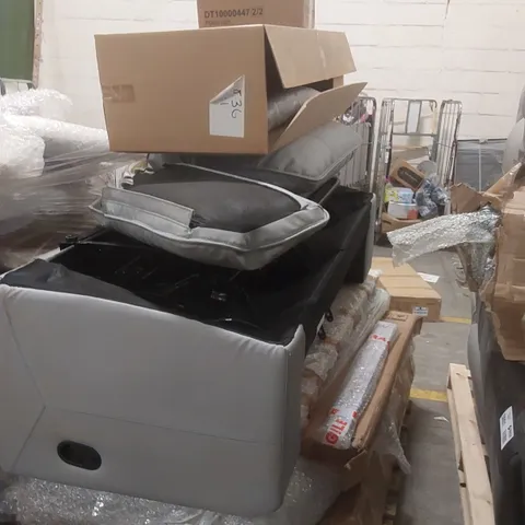 PALLET CONTAINING A LARGE QUANTITY OF ASSORTED FURNITURE PARTS