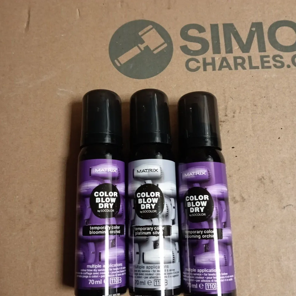 BOX OF APPROXIMATELY 20 ASSORTED MATRIX BLOW DRY TEMP COLOUR