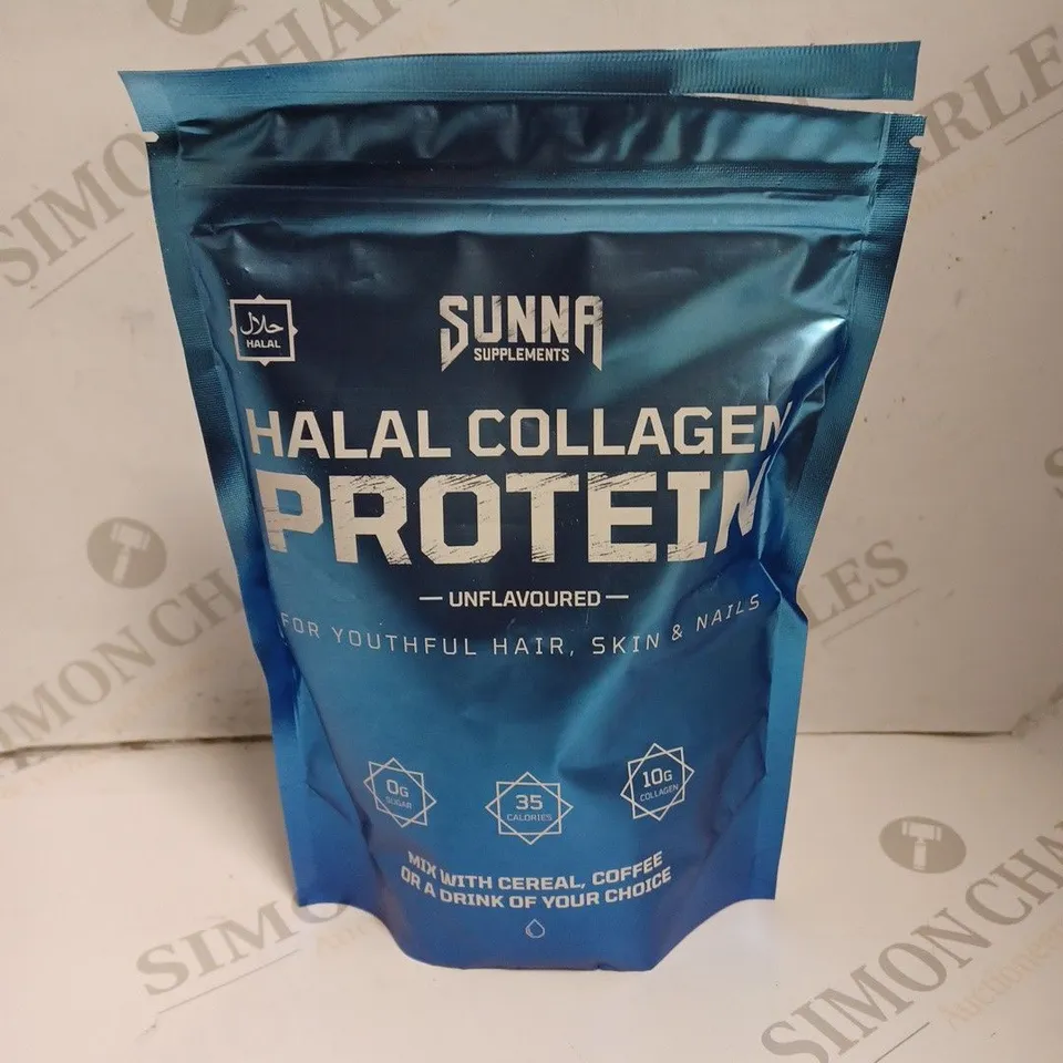 SEALED SUNNA HALAL COLLAGEN PROTEIN - 250G - UNFLAVOURED 