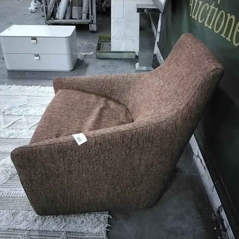 BRAND NEW JESSE HAIKU RUST COLOURED LOOSE FABRIC ARMCHAIR  RRP £1362