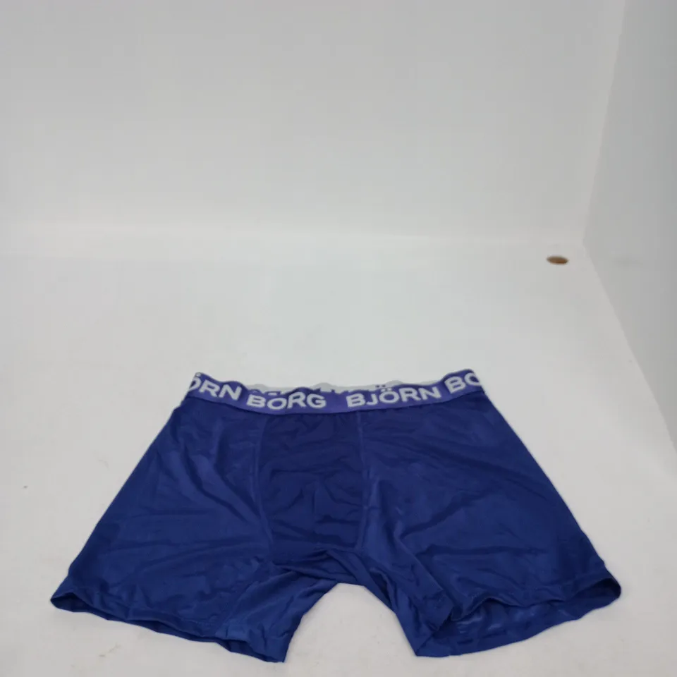 BJÖRN BORG MEN'S BOXER SHORTS – BLUE, SIZE M