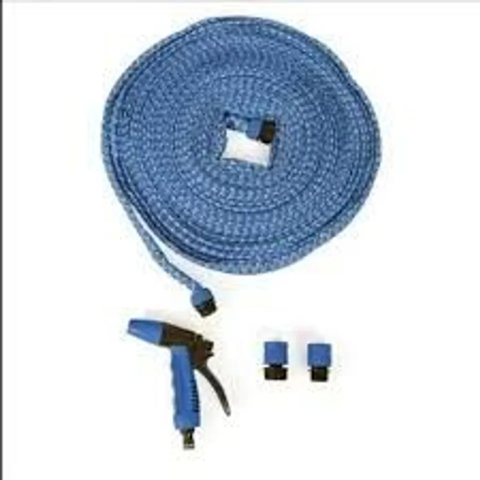 BOXED BERINI PATTERNED HYDRO HOSE WITH QUICK CONNECTORS SPRAY