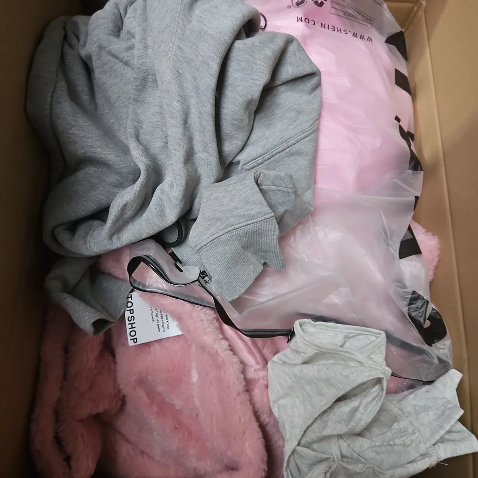 APPROXIMATELY 25 ASSORTED CLOTHING AND FASHION PRODUCTS IN VARIOUS STYLES AND SIZES - COLLECTION ONLY