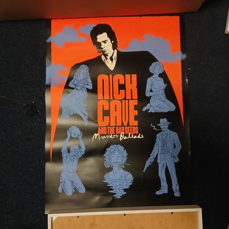 NICK CAVE & THE BAD SEEDS – MURDER BALLADS ANNIVERSARY SCREEN PRINTED POSTER