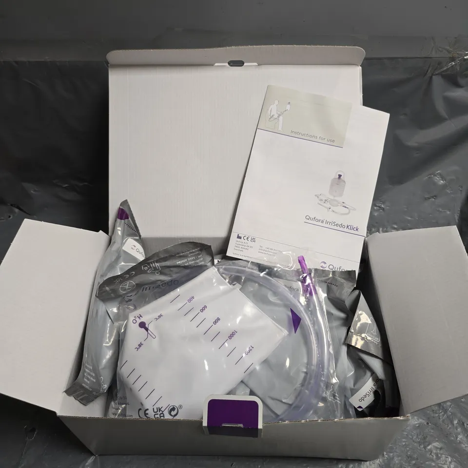 BOXED QUFORA IRRISEDO KLICK TRANSANAL IRRIGATION CATHETER SET