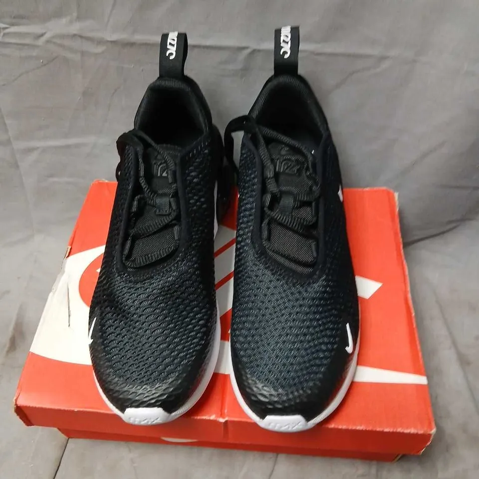 NIKE AIR MAX 270 CHILD'S SHOES BLACK/WHITE UK 1 (EU 33)