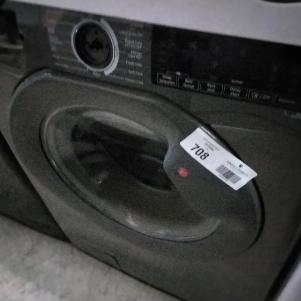 DESIGNER WASHING MACHINE GREY H3W 68TMGGE/1-80