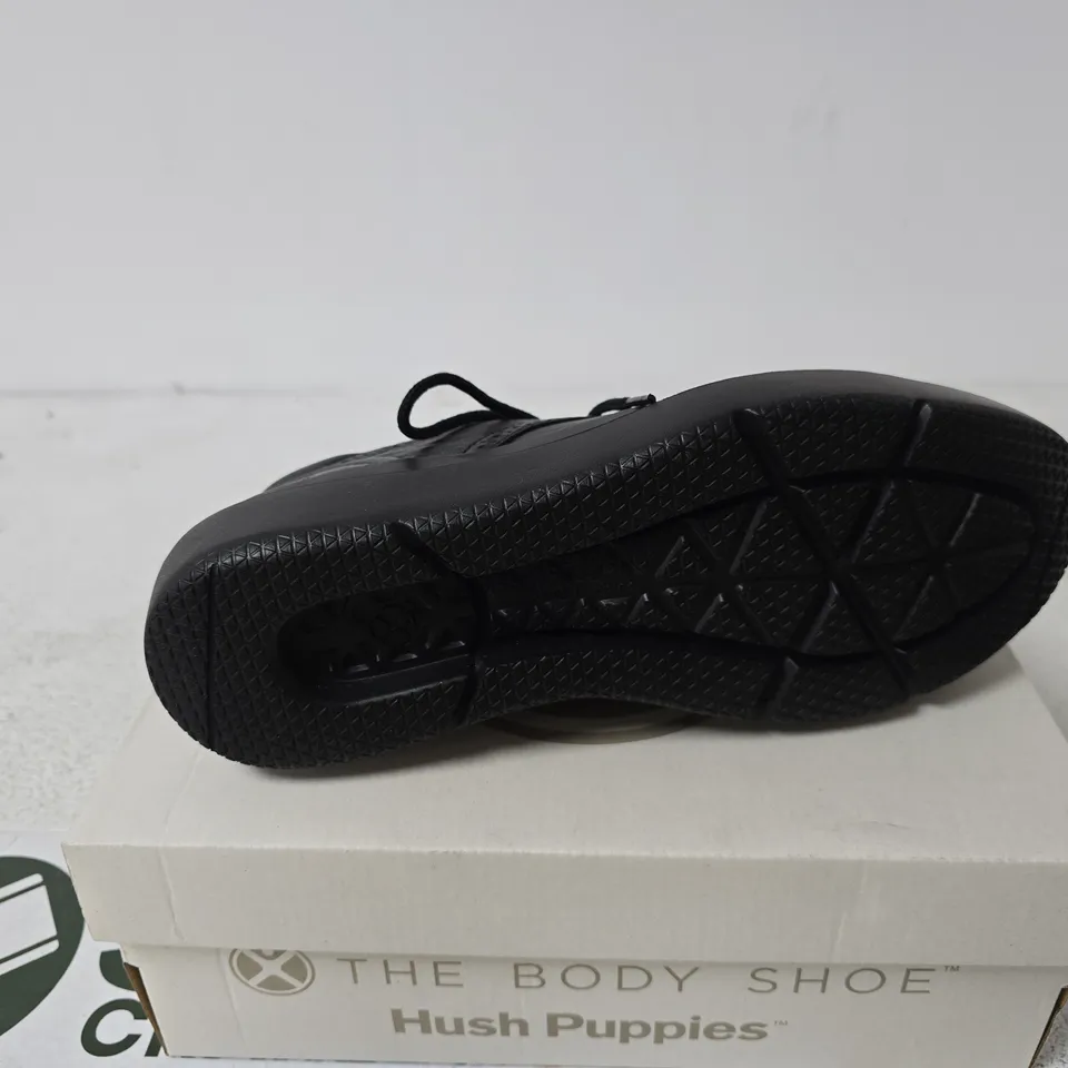 HUSH PUPPIES WOMEN JOY WINGTIP BLACK UK 7 BOXED
