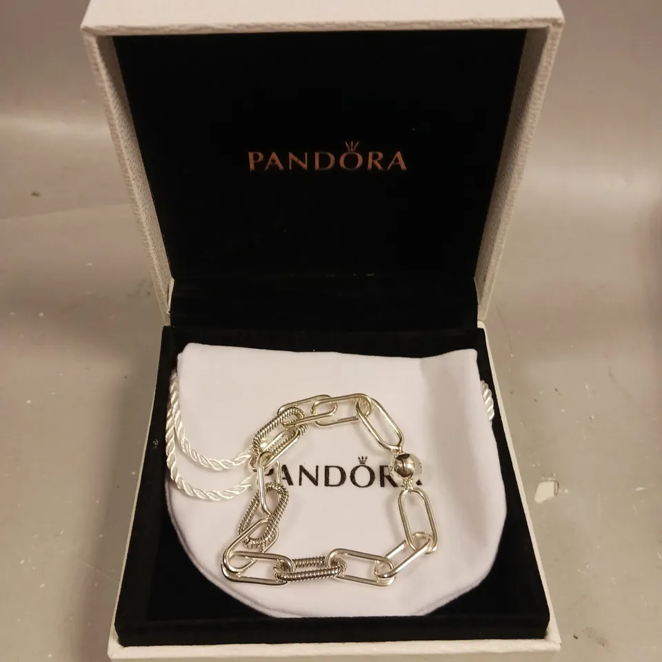 PANDORA SILVER CHAIN LINK BRACELET 