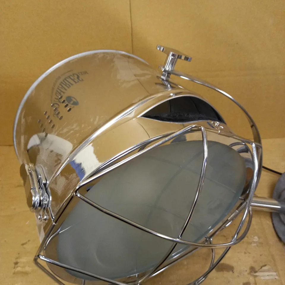 JOHN LEWIS JULES MARINE HEAD FLOOR LAMP GREY COLLECTION ONLY 