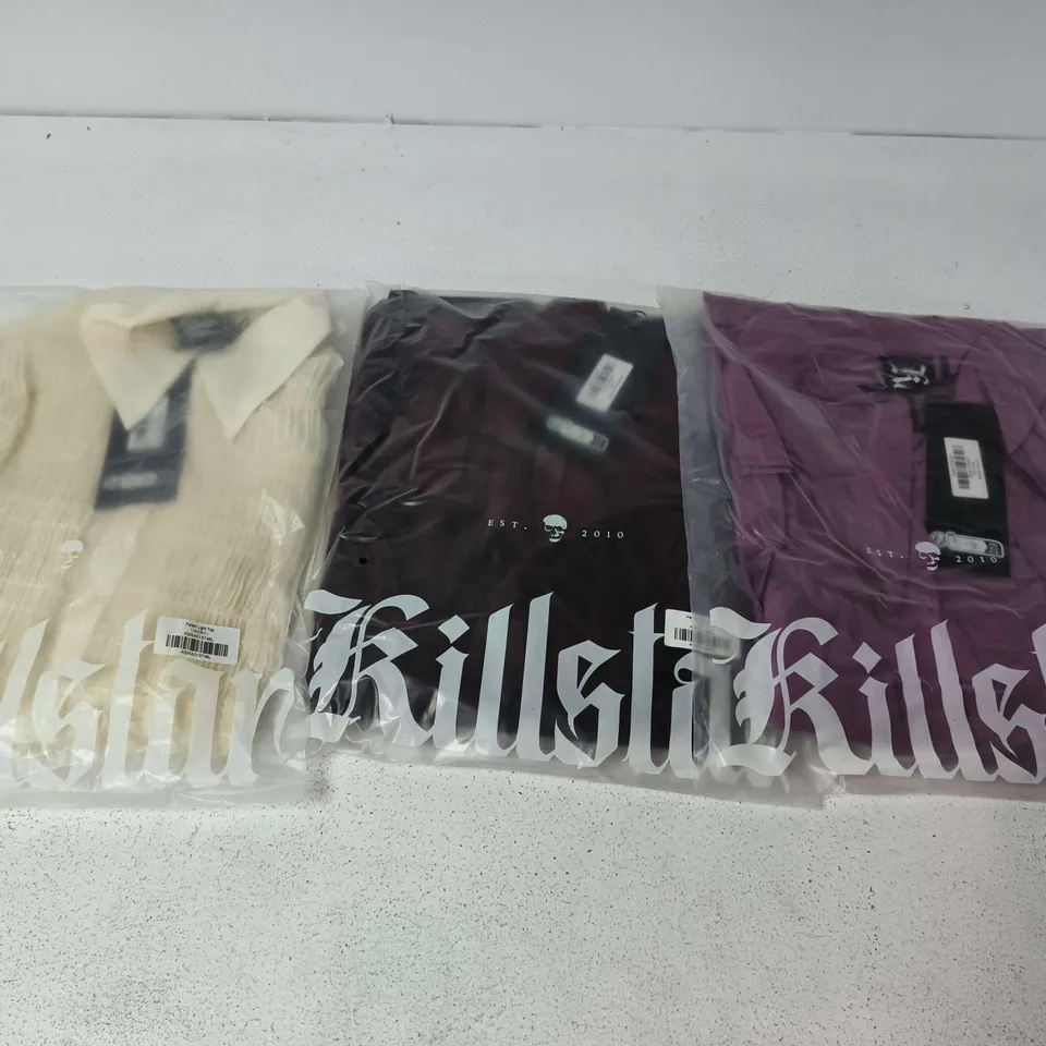 LOT OF APPROXIMATELY 28 BRAND NEW KILLSTAR CLOTHING ITEMS TO INCLUDE LYRICORE DRESS AND FALLEN LIGHT TOP - VARIOUS SIZES