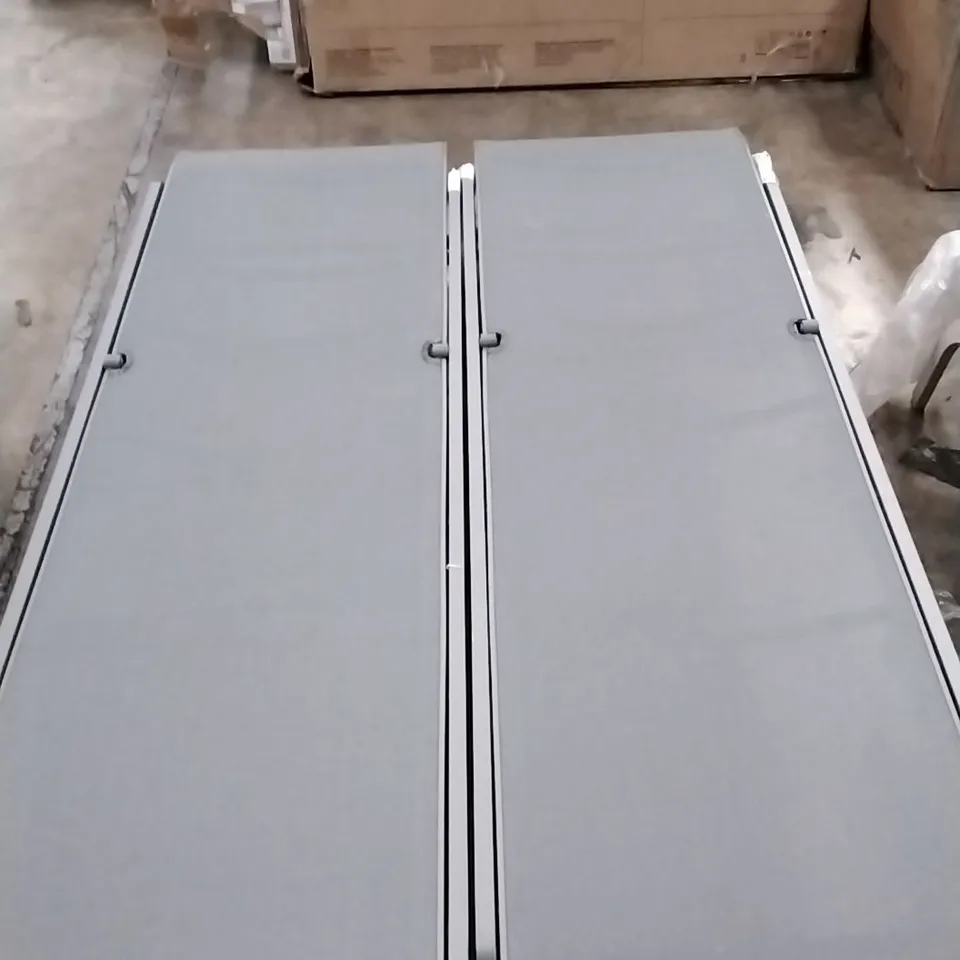 2X GOODHOME GREY SANTORIN ALUMINUM SUN LOUNGER