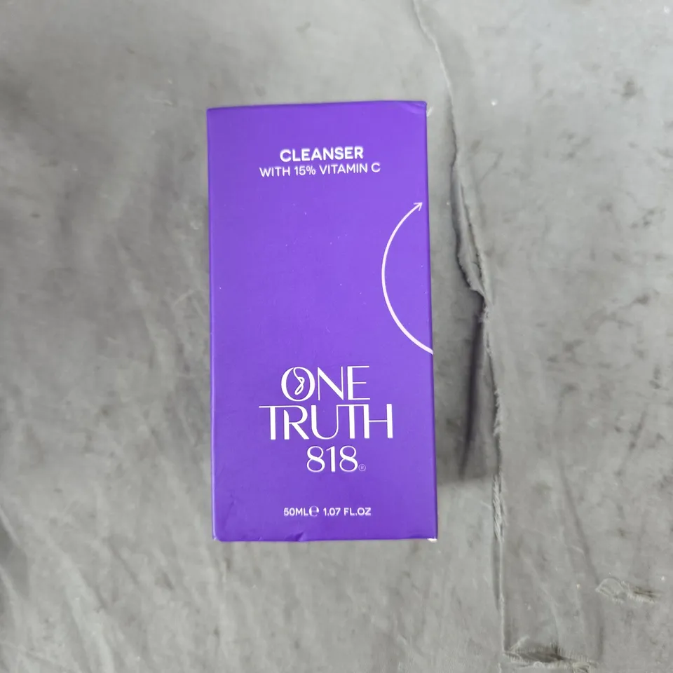 ONE TRUTH 818 CLEANSER – 50ML (1.7 FL OZ), VITAMIN C - BOXED 