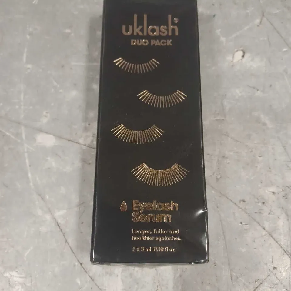 SEALED UKLASH EYELASH SERUM DUO PACK 2X3ML