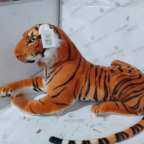 DELUXE PAWS LARGE BROWN TIGER STUFFED SOFT PLUSH
