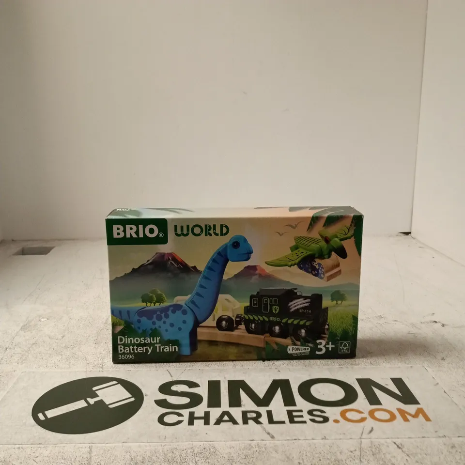 BRIO WORLD DINOSAUR BATTERY TRAIN – BOXED (3+)