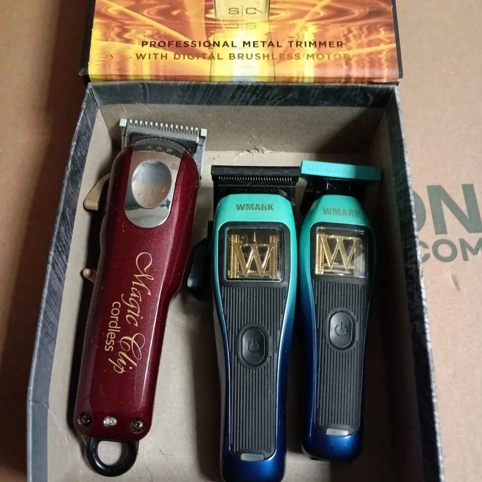 3 X ASSORTED HAIR CLIPPERS