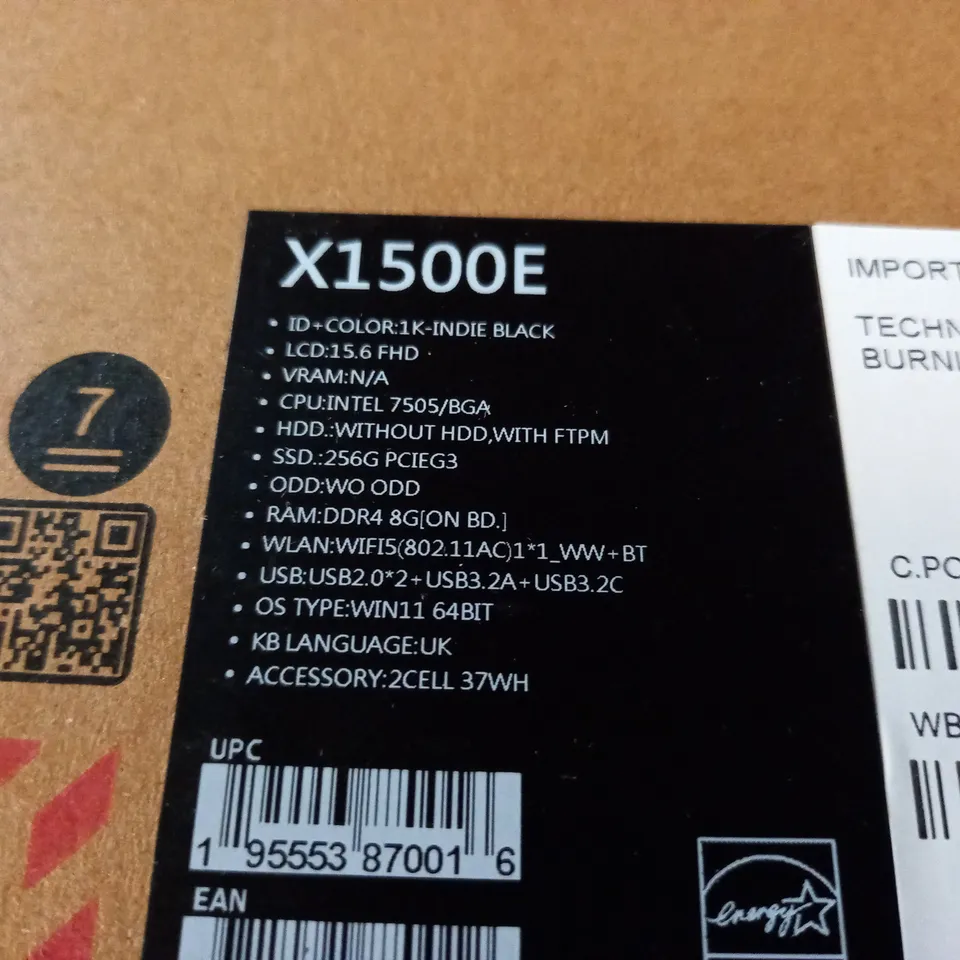 ASUS VIVOBOOK X1500E INTEL PENTIUM GOLD LAPTOP 