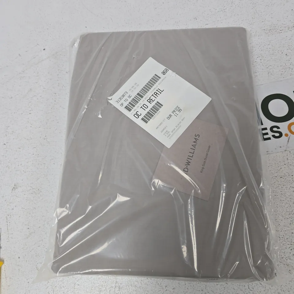 JD WILLIAMS KING SIZE DUVET COVER – BRAND NEW IN PACKAGING