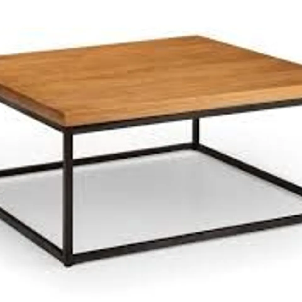BOXED JULIAN BOWEN BROOKLYN SQUARE COFFEE TABLE - OAK (1 BOX)