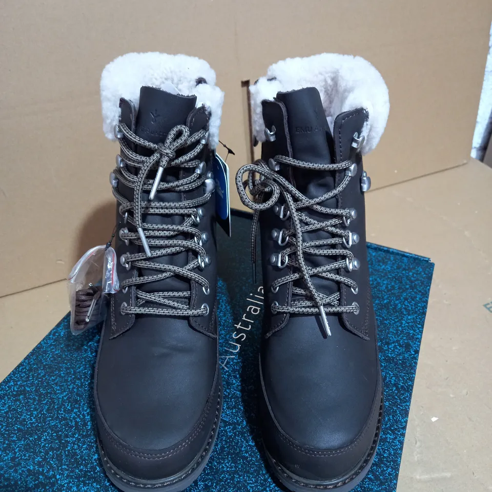 EMU OKAB WATERPROOF BOOTS ESPRESSO COLOUR SIZE 7